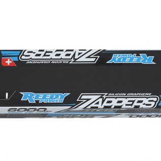 Team Associated ASC27381  Reedy Zappers HV SG5 2S Ultra Low Profile 130C LiPo Battery (7.6V/6000mAh) w/5mm Bullets