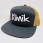 Klinik RC KRCHATGOLD  2021 Puff Embroidery Flat Bill Hat (Charcoal/Old Gold)