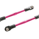 Traxxas TRA3139P  59mm Pink Alu Turnbuckle Toe Links (2) Rustler Slash 2wd