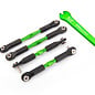 Traxxas TRA3741G  Green Alu Turnbuckle Camber Link Set w/ Wrench (4) Rustler Stampede