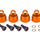 Traxxas TRA3767T  Orange Alu Shock Caps (4) Rustler Bandit Slash Stampede 2wd 4wd