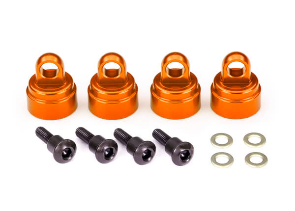 traxxas rustler shock caps