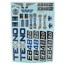 Tekno RC TKR9246  Tekno RC EB48 2.0 Decal Sheet