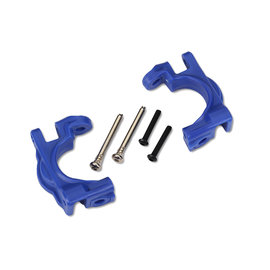 Traxxas TRA9032X  Blue Extreme Heavy Duty Caster Blocks (2) for Rustler 4x4 , Hoss , Slash 4x4