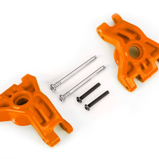 Traxxas TRA9050T  Orange Extreme Heavy Duty Hub Carrier (2) for 9080 Suspension Upgrade Kit fits Hoss Rustler Slash Stampede 4X4