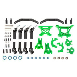 Traxxas TRA9080G  Green 4x4 Extreme Heavy Duty Suspension Upgrade Kit for Rustler 4x4 , Hoss , Slash 4x4