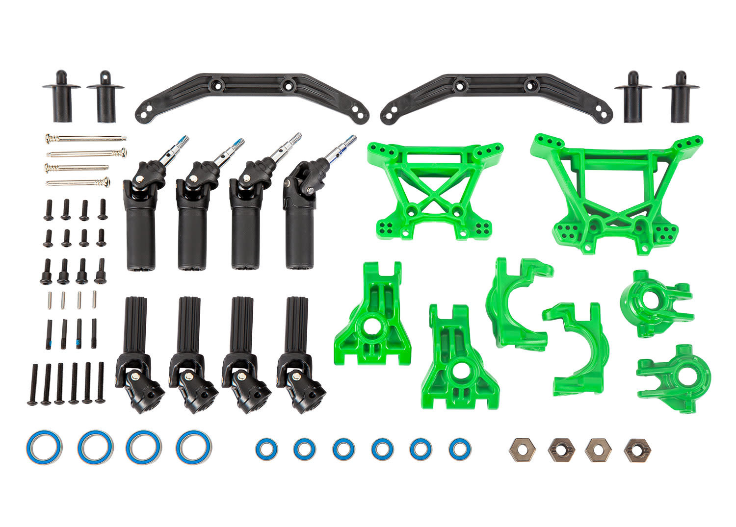 TRA9080R Red 4x4 Extreme Heavy Duty Suspension Upgrade Kit for