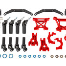 Traxxas TRA9080R  Red 4x4 Extreme Heavy Duty Suspension Upgrade Kit for Rustler 4x4 , Hoss , Slash 4x4