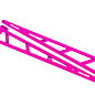Traxxas TRA9462P  Pink Aluminum Wheelie Bar Side Plates (2)