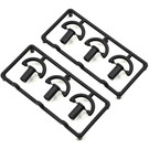 Xray XRA322280  Xray XB2 Composite Caster Bushings (2x 0°, 2.5°, 5°) (2)