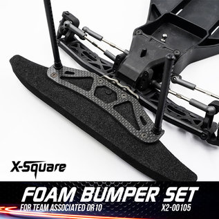 X-Square X2-00105  X-Square Foam Bumper Set For Team Associated DR10