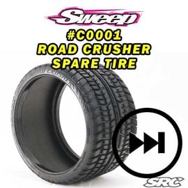 SWEEP C0001  Sweep Monster Truck Road Crusher Belted tire - no wheel (2)