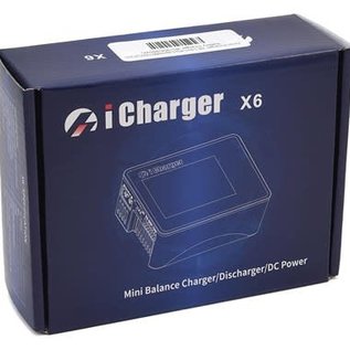 iCharger JUN-X6  Junsi iCharger X6 Lilo/LiPo/Life/NiMH/NiCD DC Battery Charger (6S/30A/800W)