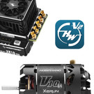 Hobbywing HWI38020336  XR10 Pro G2S (2022) Sensored Brushless ESC/ + V10 G4 motor (21.5T) Combo