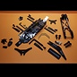 Trap OMB Design OMB1007  O.M.B 1007 v3 AE 6.1,6.2,6.3 series DC6.1.2.3 Chassis Kit w/Pro Adust Wheelie Bar, trans height shim kit, rear sway bar wire