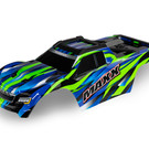 Traxxas TRA8918G  Body, Maxx, green (painted, decals applied) (fits Maxx® with extended chassis (352mm wheelbase))