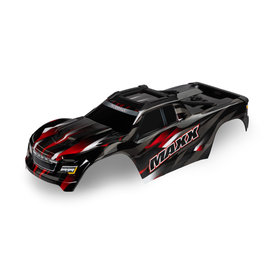 Traxxas TRA8918R  Red Body, Maxx, (painted, decals applied) (fits Maxx® with extended chassis (352mm wheelbase))