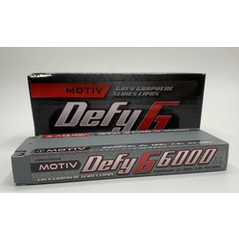 MOTIV MOV2050  Defy Grey Graphene 2S 7.6v 6000Mah 100C LiPo Ultra Low CG Battery 5mm Bullets