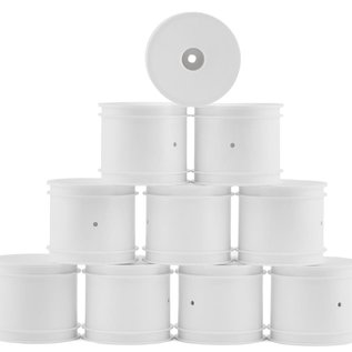 Xray XRA329902  XRAY XT2 "Aerodisk" Stadium Truck Wheels (10) (White)
