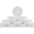 Xray XRA329904-M  XRAY Slim "Aerodisk" 2WD Front Buggy Wheels (White) (10) (XB2) w/12mm Hex 329904M