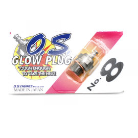 OS Engines OSMG2691   71608001 O.S. No.8 Short Body Standard Glow Plug "Medium"