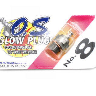 OS Engines OSMG2691  O.S. No.8 Short Body Standard Glow Plug "Medium"