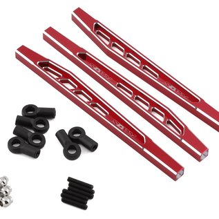 CEN CEGCKD0370  CEN F450 Aluminum Rear Upper & Lower Suspension Links (Red) (3) (117mm)