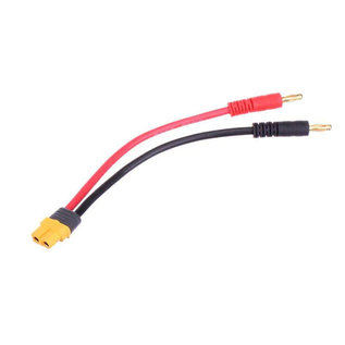 Michaels RC Hobbies Products EPB-1169  Power Input Cable 4mm bullet to XT60 Female for iSDT or iCharger X6 X8 Chargers