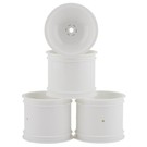 J Concepts JCO3416W  JConcepts 12mm Hex 2.2" Super Dish Rear Wheel (White) (4) (Rustler/Stampede)