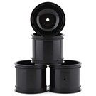 J Concepts JCO3416B  JConcepts 12mm Hex 2.2" Super Dish Rear Wheel (Black) (4) (Rustler/Stampede)