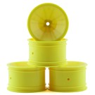 J Concepts JCO3404Y  JConcepts Mono 2.2 Rear Wheels (Yellow) (4) (RC10)