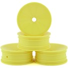 J Concepts JCO3403Y  JConcepts Mono 2.2 Bearing Front Wheels (Yellow) (4) (RC10)