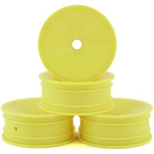 J Concepts JCO3403Y  Yellow RC10 Mono 2.2 Bearing Front Wheels (4)