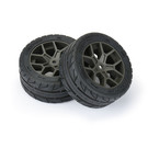 Proline Racing PRO1020-410  Vector 2.4" S3 Belted Mounted Street Tires (2) Vendetta