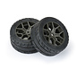 Proline Racing PRO1020-410  Vector 2.4" S3 Belted Mounted Street Tires (2) Vendetta