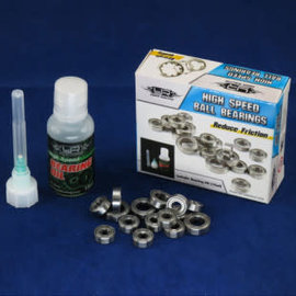 Yeah Racing YEA-YB0328MX  Yeah Racing RC Ball Bearing Set with Bearing Oil For Axial SCX24