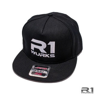 R1wurks R1 090044-1  R1 Wurks Premium Snapback Hat-Black