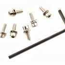 Traxxas TRA3159  Traxxas Screws 3x10mm caphead machine (hex drive) (6), lockwashers (6)