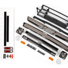 Traxxas TRA9415X  Black Chrome Traxxas Drag Slash Chevrolet C10 Body Accessories (Black Chrome)