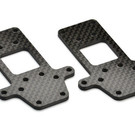 Exotek Racing EXO2095  B6 GEAR BOX RISER, 2- 2.5MM carbon fiber spacers