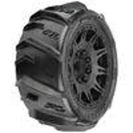 Proline Racing PRO1020-210  1/6 Dumont Snd/Snw Tires F/R MTD 24mm Blk Raid(2)