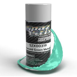 Spaz Stix SZX00319  Emerald Green Metallic Aerosol Paint, 3.5oz Can