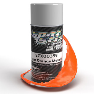 Spaz Stix SZX00359  Light Orange Metallic Aerosol Paint, 3.5oz Can