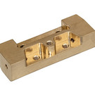 Team Associated ASC72091  Team Associated DR10M Factory Team Brass Arm "D" Mount (50g)