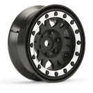 Proline Racing PRO2769-13  Black/Silver Impulse 1.9" Bead-Loc Rock Crawling Wheels (2)