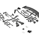 KillerBody KLR-48352  Black 1/10 Touring Car Basic Accessory Set