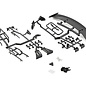 KillerBody KLR-48352  Black 1/10 Touring Car Basic Accessory Set
