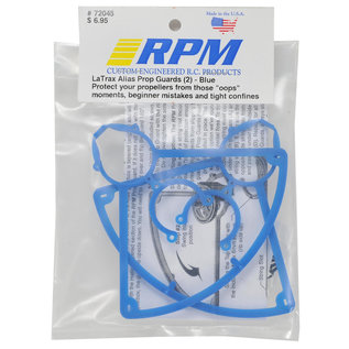 RPM R/C Products RPM72045  Blue Prop Guards for the LaTrax Alias (2)