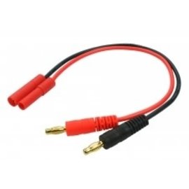 Common Sense RC BP2HXT4M  HTX 4mm Charging Adapter w/ Banana Plugs
