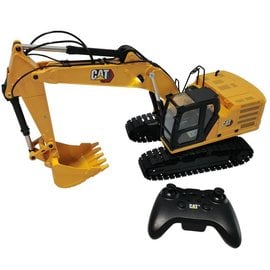 RC Diecast DCM28005  1/16 Scale RC Caterpillar 320 Hydraulic Excavator with Grapple and Hammer Attachments, RTR